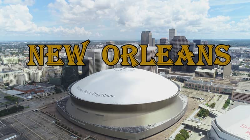 New Orleans Aerial & Ground Tour in 4k