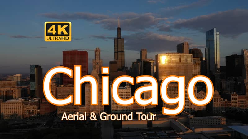 Chicago 2019 in 4k - Aerial and Ground Tour